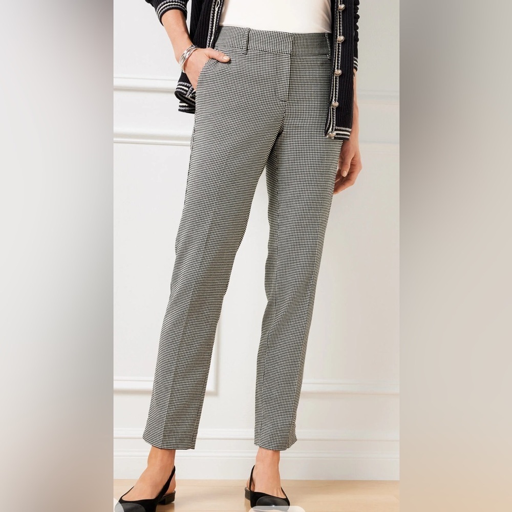 Talbots Classic Black and White Trousers